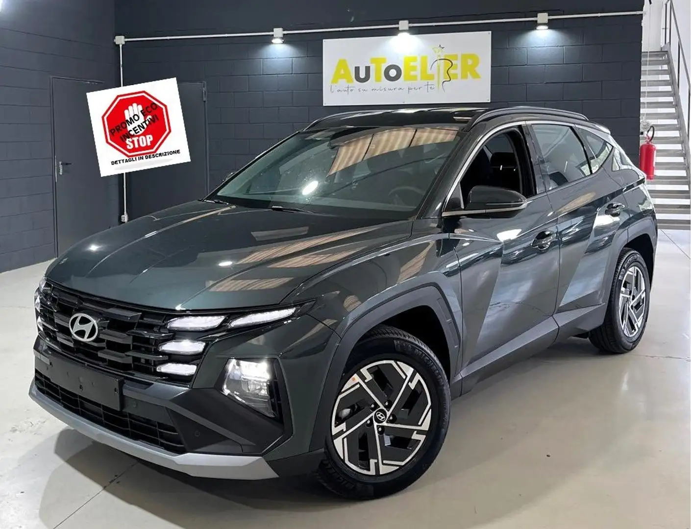 Hyundai TUCSON Tucson 1.6 crdi 48V XTech 2wd dct Verde - 1