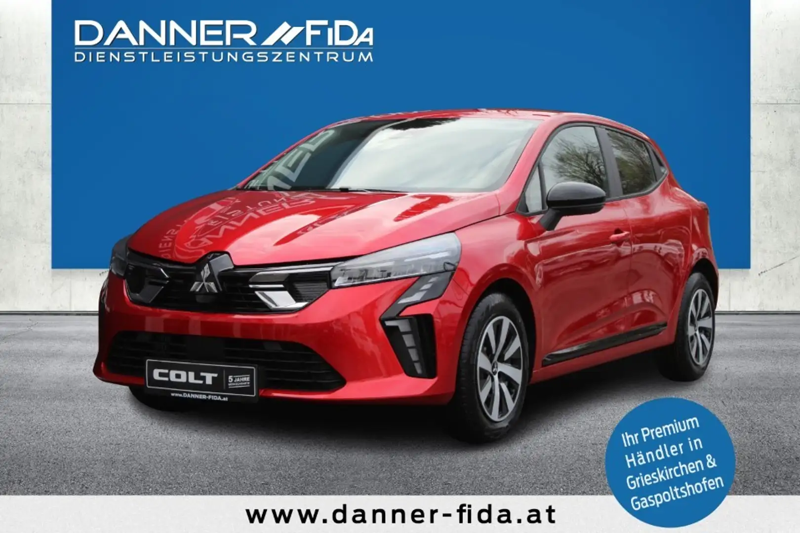 Mitsubishi Colt 67PS Benzin /Schaltgetriebe 1,0 MPI Invite (SOF... Rot - 1