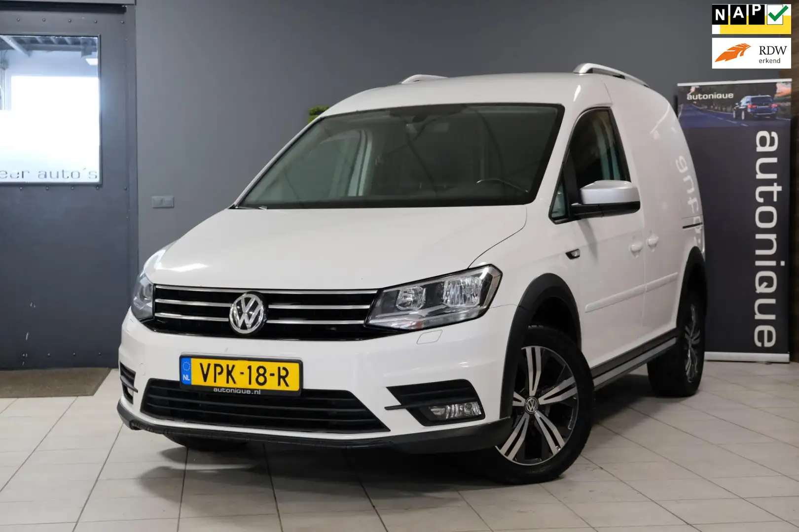 Volkswagen Caddy 2.0 TDI L1H1 BMT 4Motion AllTrack Airco/Tr.haak/6- Wit - 1