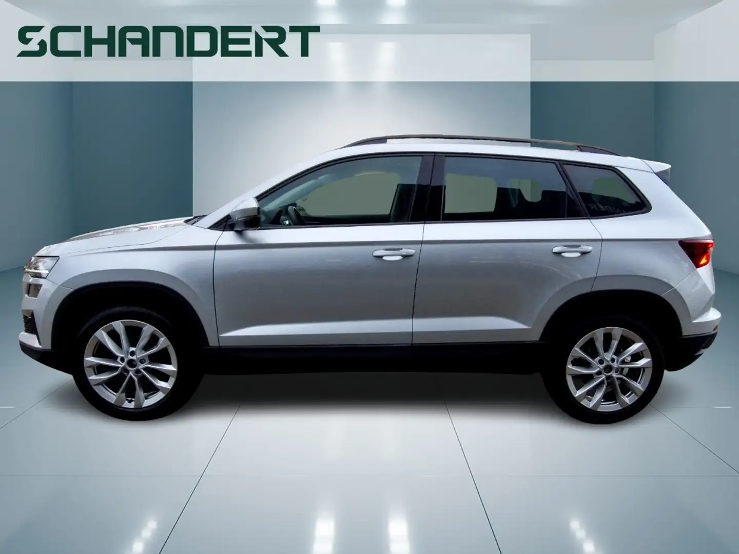 Skoda Karoq 2.0 TDI Style DSG LED Navi AHK Klimaautomatik Silber - 2