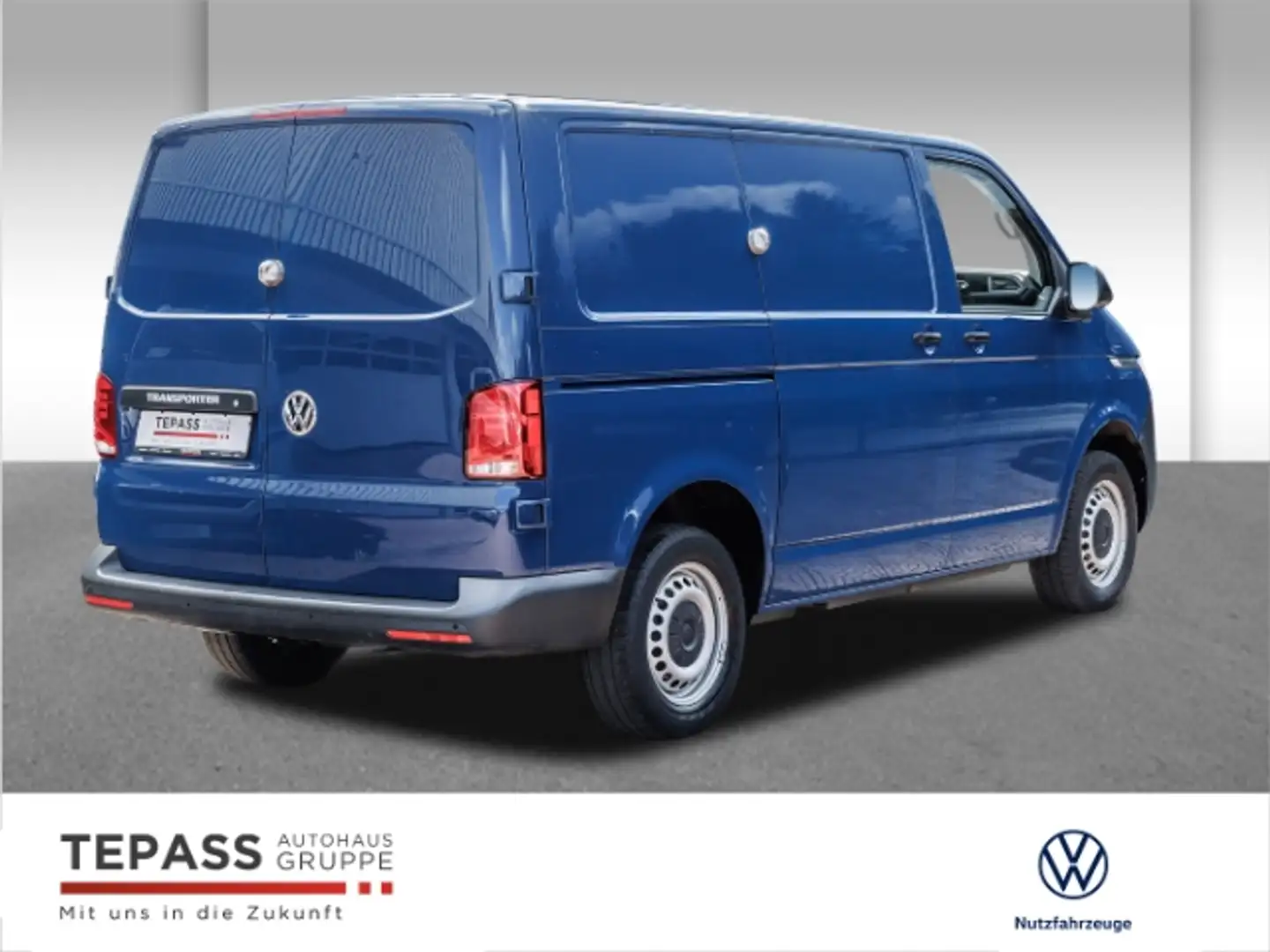 Volkswagen T6.1 Transporter 2,0l TDI KLIMA NAVI PDC Azul - 2