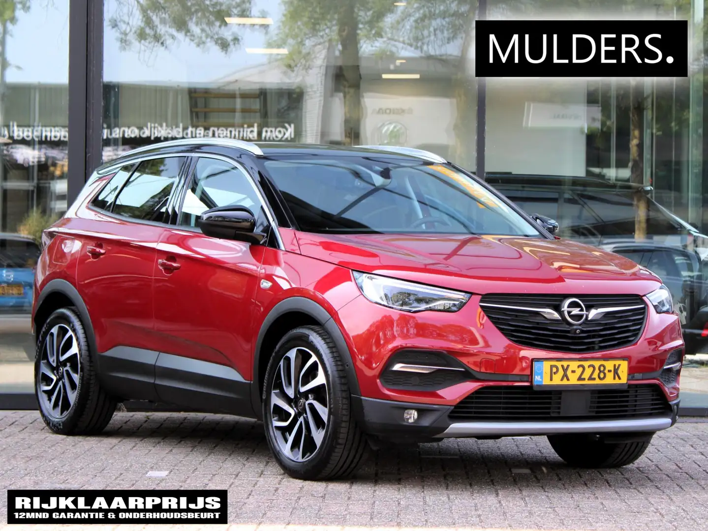 Opel Grandland X 1.2 Turbo Ultimate | Navi / Leder / Stoelkoeling Rood - 1