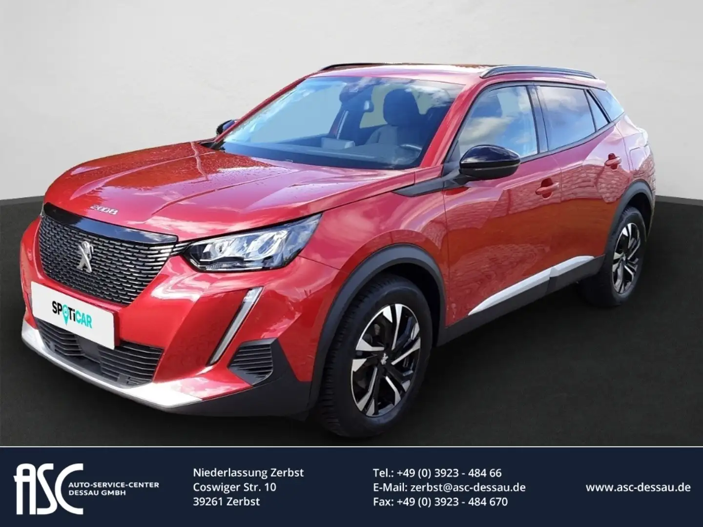 Peugeot 2008 ALLURE130 Navi,Kamera,SHZ,DAB,Allwetter Rot - 1