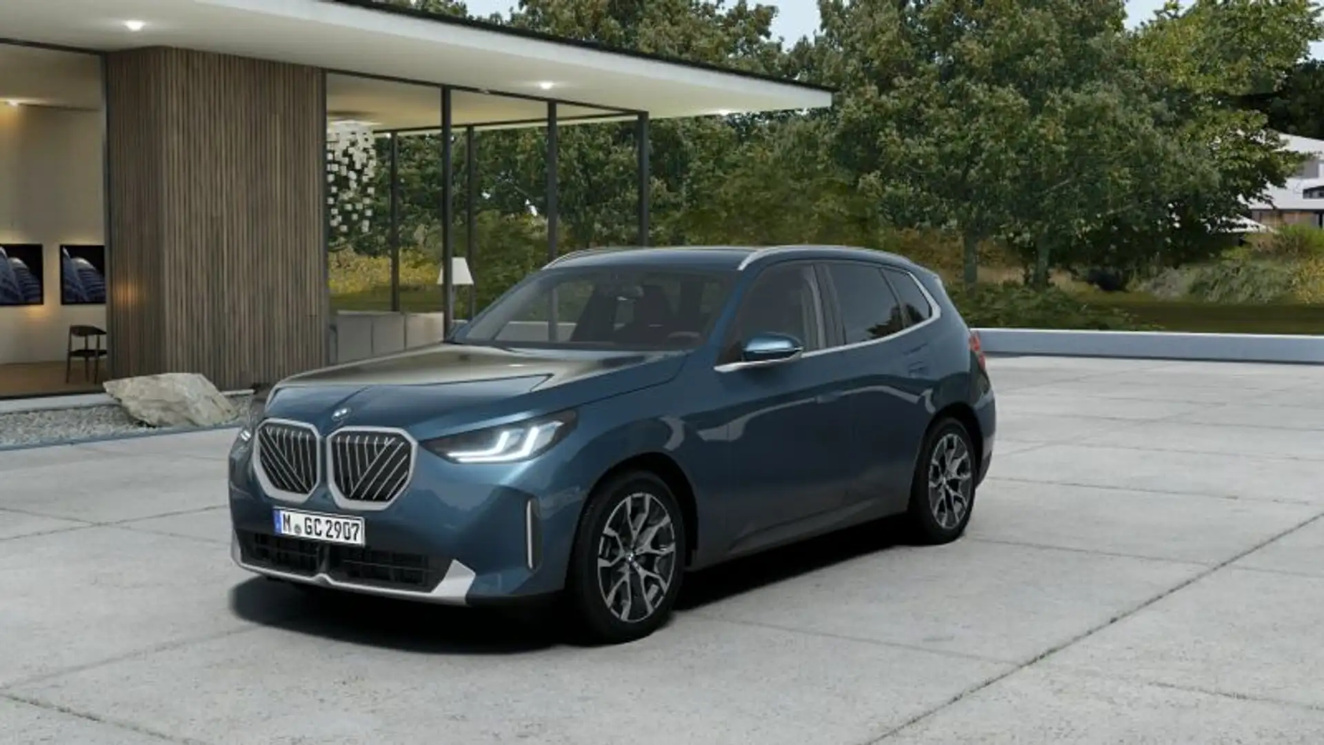 BMW X3 20 xDrive Bleu - 2