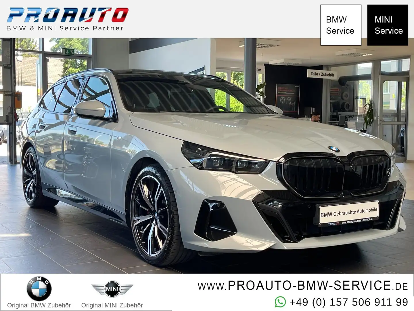 BMW 520 d xDr.Tour.M Sport Pro AHK/360°/Pano/A-LED/20" Gris - 1
