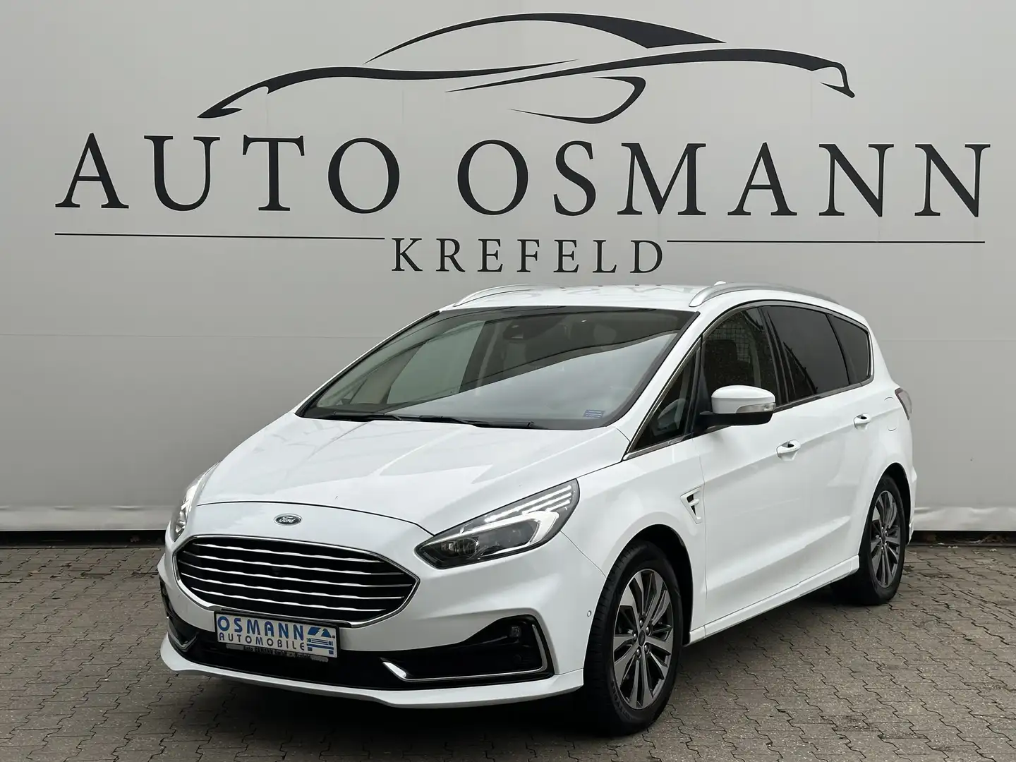 Ford S-Max 2.0 EcoBlue Aut. TITANIUM  ACC AHK NAVI Blanc - 1