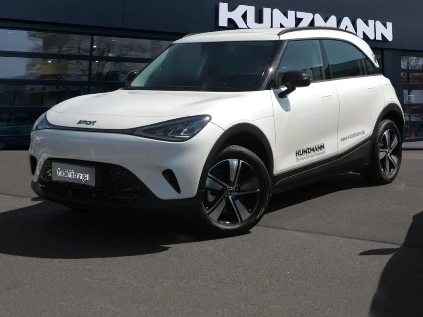 smart #1 Pure+ Navi ACC Totwinkel Kamera Einparkhilfe Weiß - 1