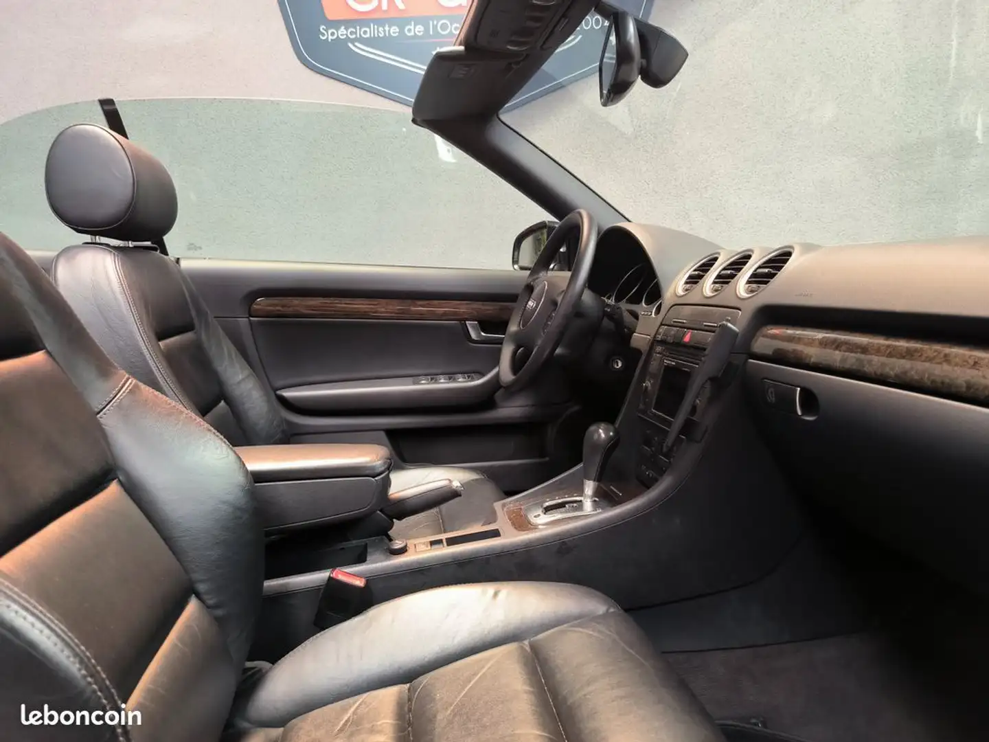 Audi A4 Cabriolet 3.0 V6 220cv Tiptronic Cuir jantes alu s Noir - 2