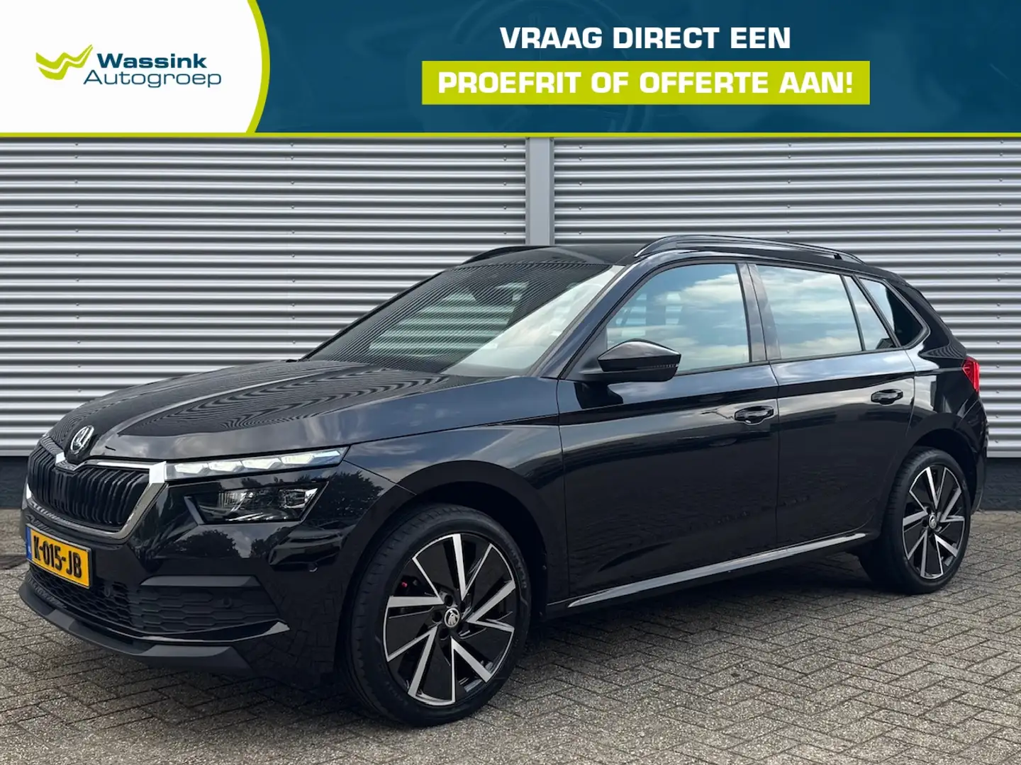 Skoda Kamiq 1.0 TSI 110pk DSG-7 Sport Business | Panoramadak | Zwart - 1