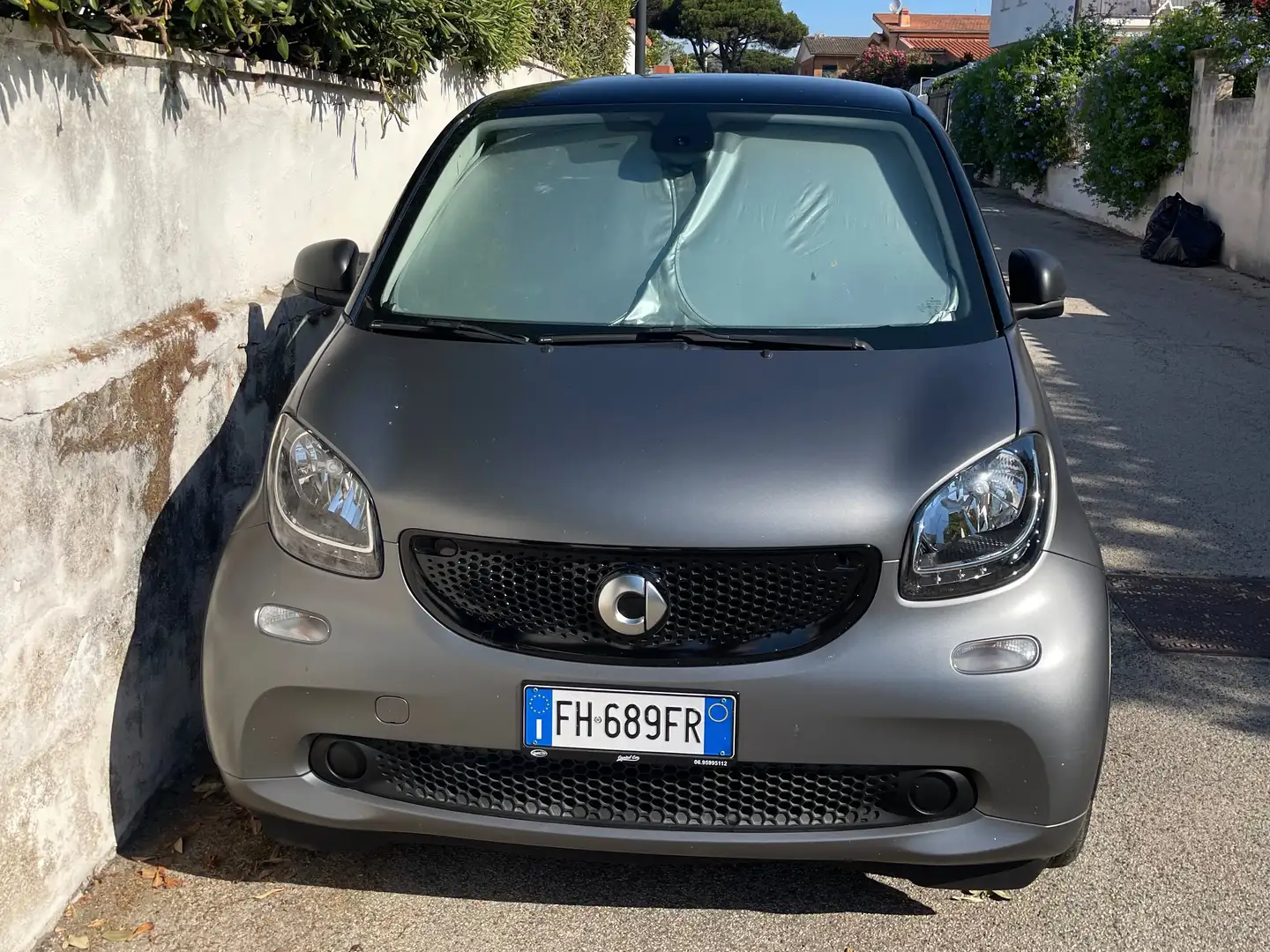smart forTwo Fortwo III 2015 1.0 Prime 71cv twinamic Grigio - 1