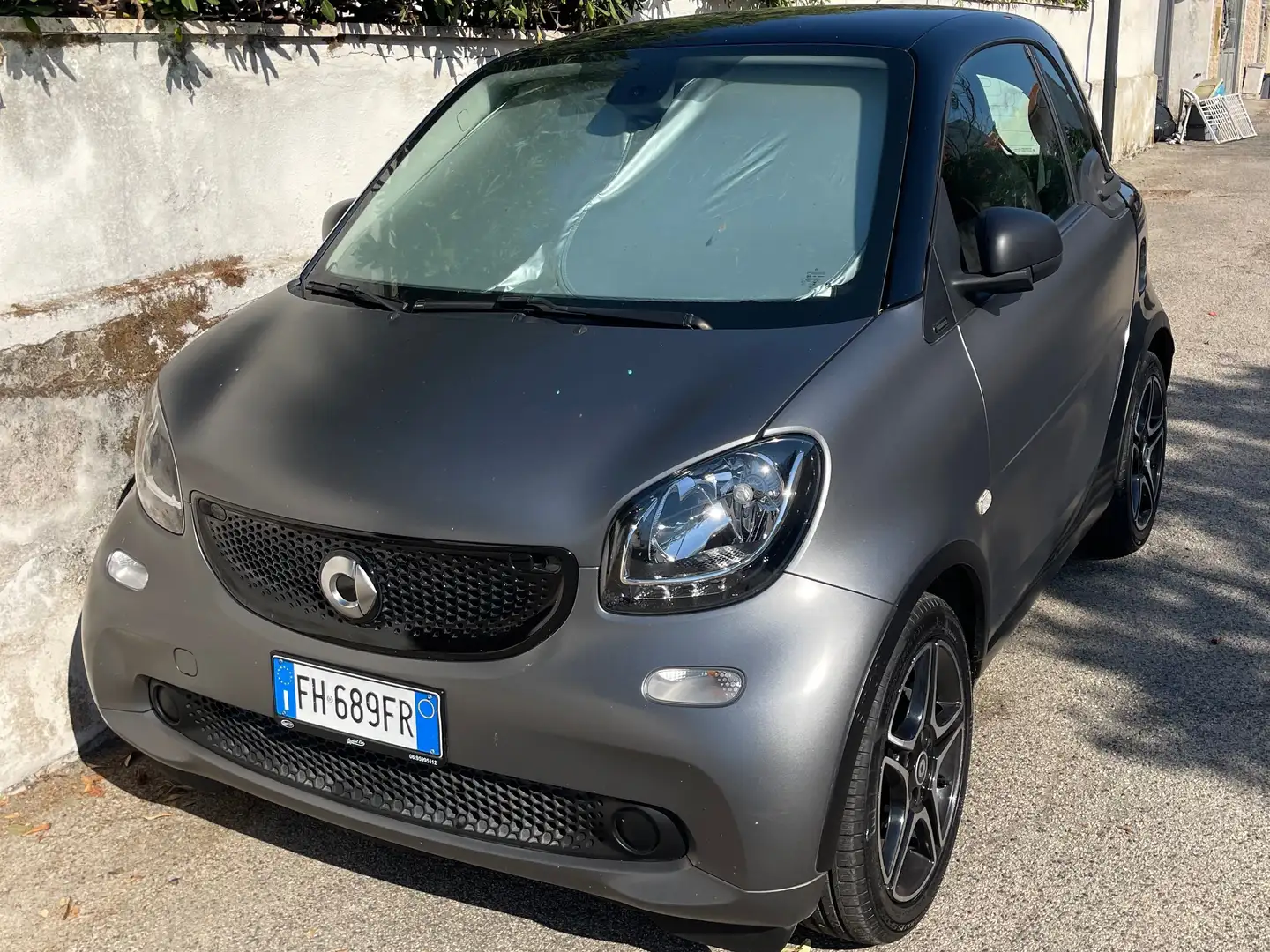 smart forTwo Fortwo III 2015 1.0 Prime 71cv twinamic Grigio - 2