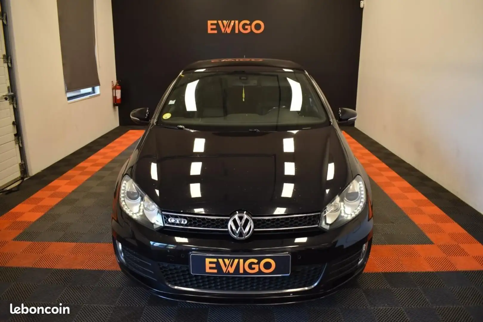 Volkswagen Golf VI GTD CARAT 2.0 TDI 170ch DSG6 SUIVI & GARANTIE 6 Negro - 2