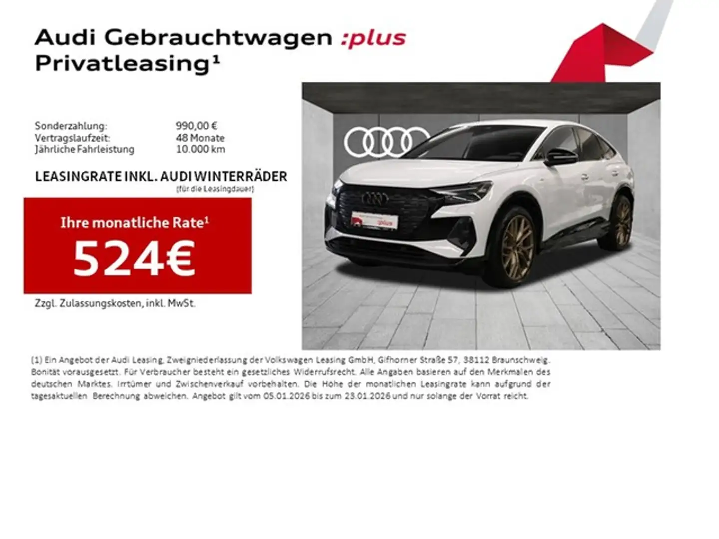 Audi Q4 e-tron Sportback 55 quattro S line Edition LM21 AHK Ma... Weiß - 2