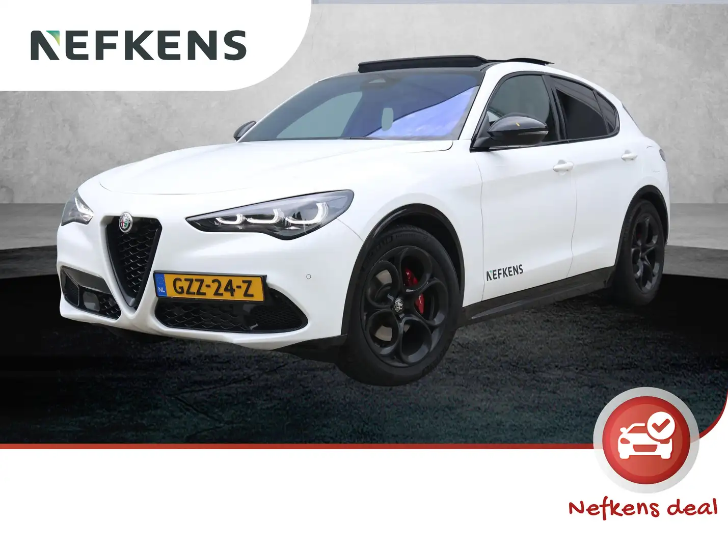 Alfa Romeo Stelvio 280pk Turbo GME AWD Tributo Italiano | Winterpakke Blanc - 1