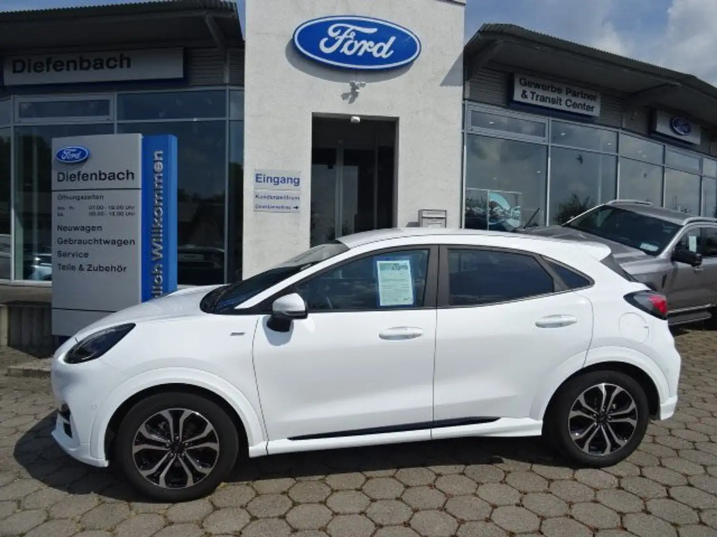 Ford Puma 1.0 Ecoboost Hybrid ST-Line +Kamera+Navi+ACC+TW Bianco - 2