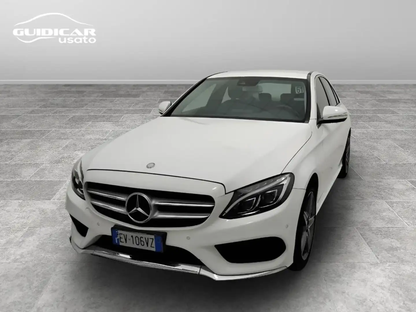 Mercedes-Benz C 220 d (BT) Premium auto Bianco - 2