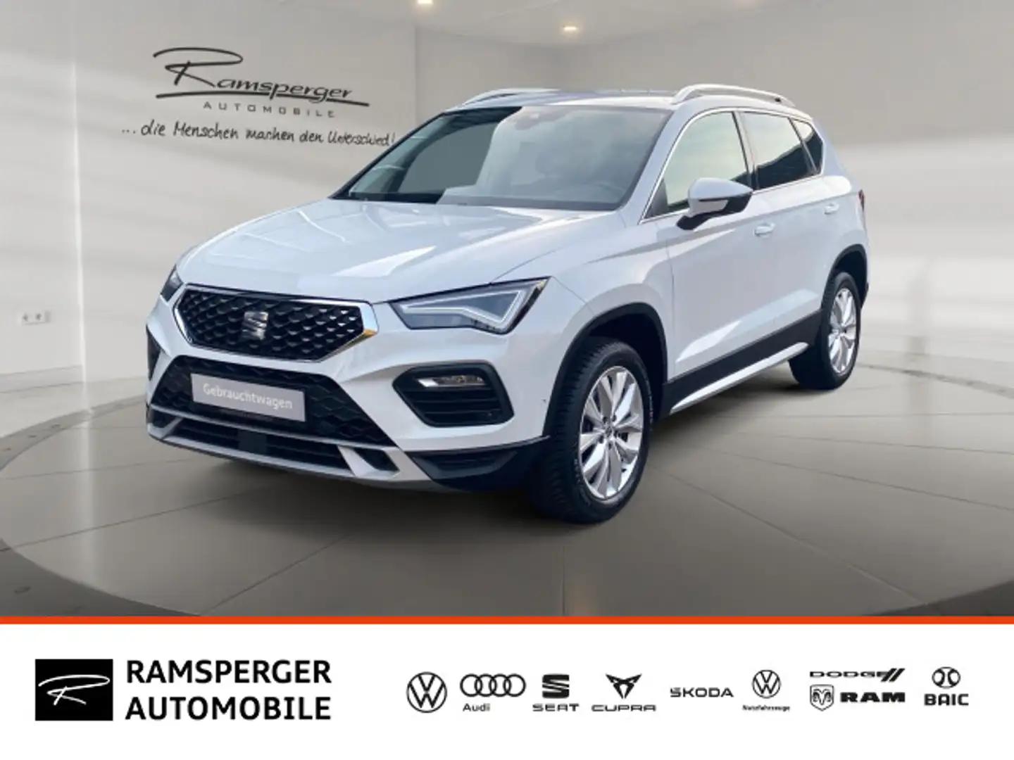 SEAT Ateca Xperience 1.5 TSI LED/AHK/Navi/DAB/uvm. Blanc - 1