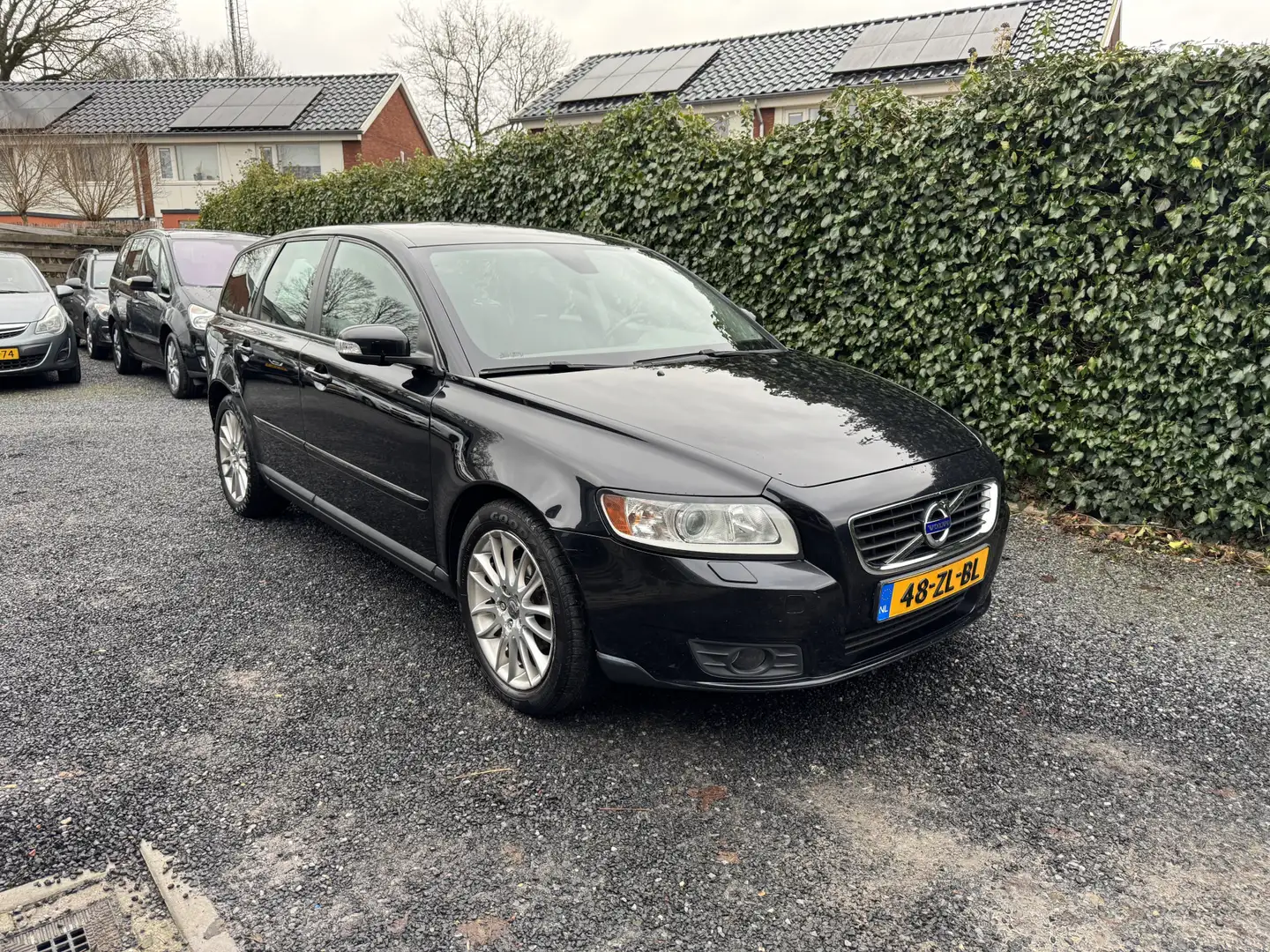 Volvo V50 1.8 Edition II | Leer | Autom. Airco | Cruise Cont Zwart - 1