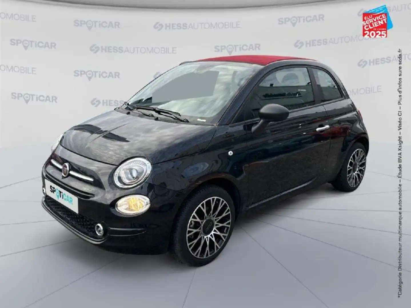 Fiat 500C 1.0 70ch BSG S\u0026S Pack Confort Noir - 1
