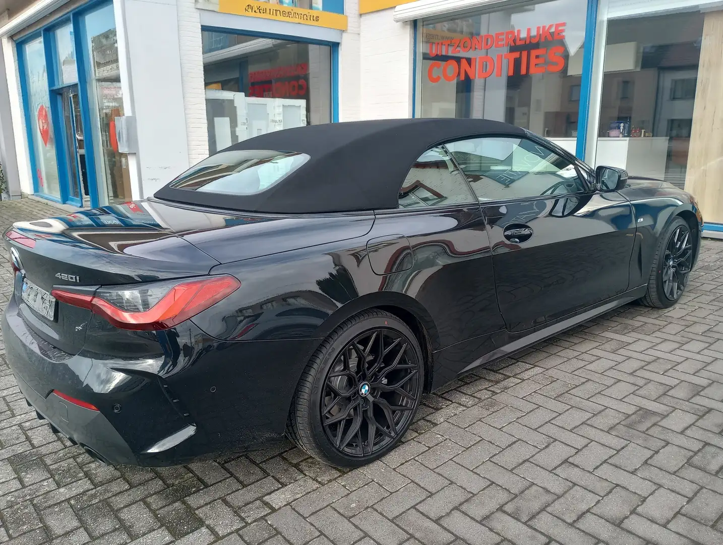 BMW 420 420i Cabrio Noir - 1
