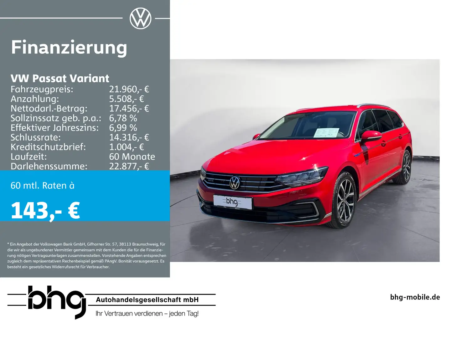 Volkswagen Passat Variant GTE 1.4 TSI Plug-In LED AHK KAMER Rot - 1