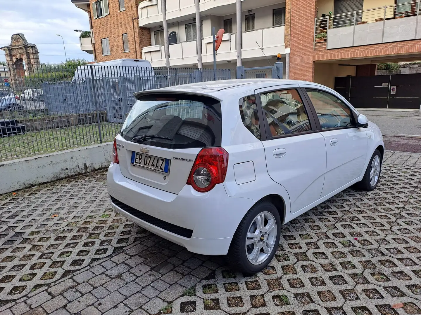 Chevrolet Aveo Aveo 2008 5p 1.2 LT ecologic Gpl Bianco - 2