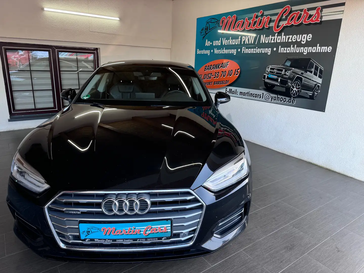 Audi A5 1.Hand Easy-Pack Heckklappe NAVI EURO6 Not-Bremse Schwarz - 2