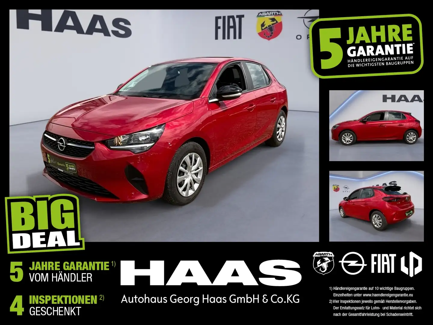 Opel Corsa F 1.2 Edition Kamera, Carplay, Sitzheizung Rot - 1