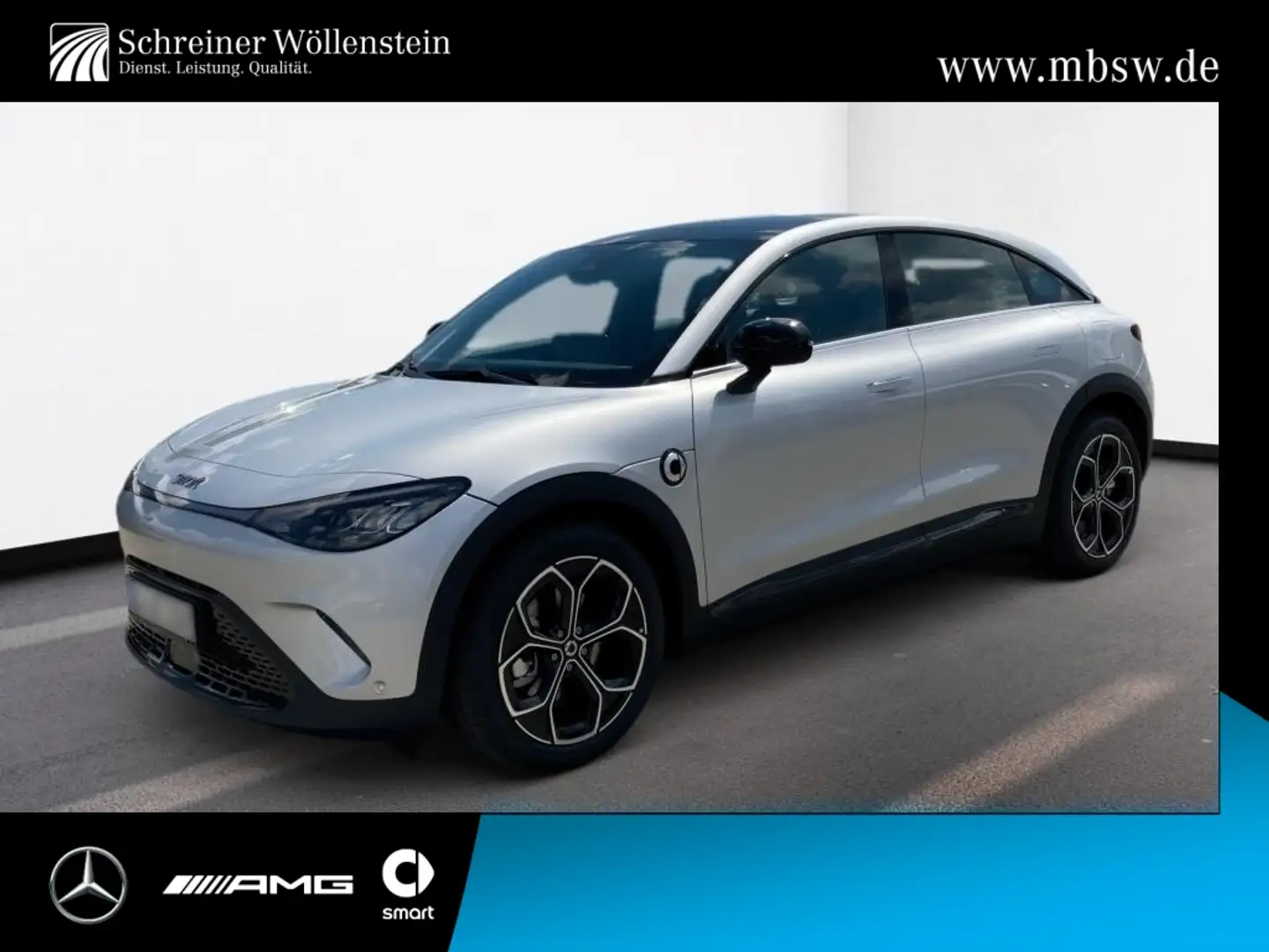 smart #3 Pro+ 360°Ka*Pano*LED*SHZ*Distr*CarPlay*Isofix Silber - 1