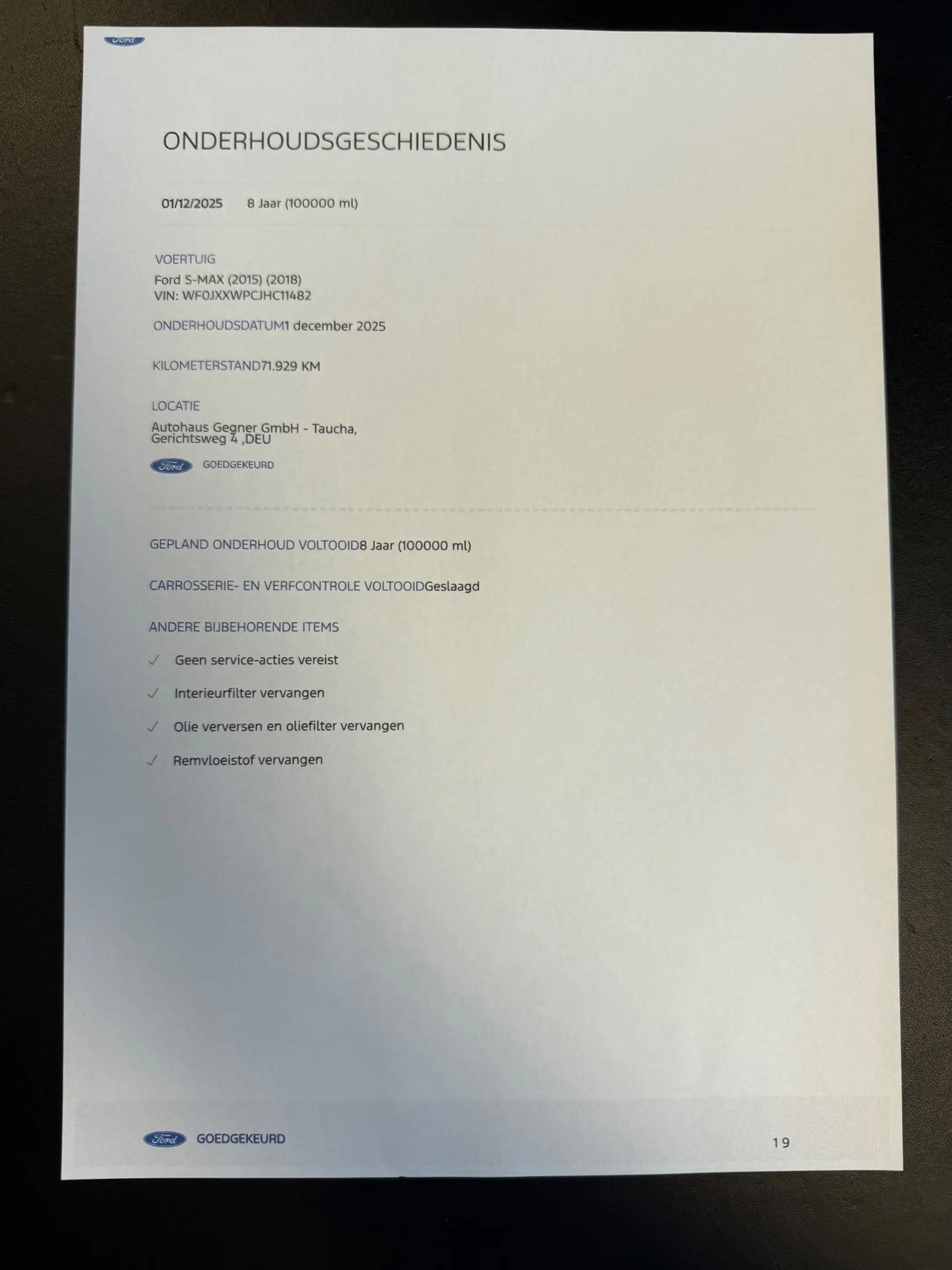 Ford S-Max 1.5 Titanium 7Pers|Xenon|Navi|Cruise|Camera|Carpla — photo 47