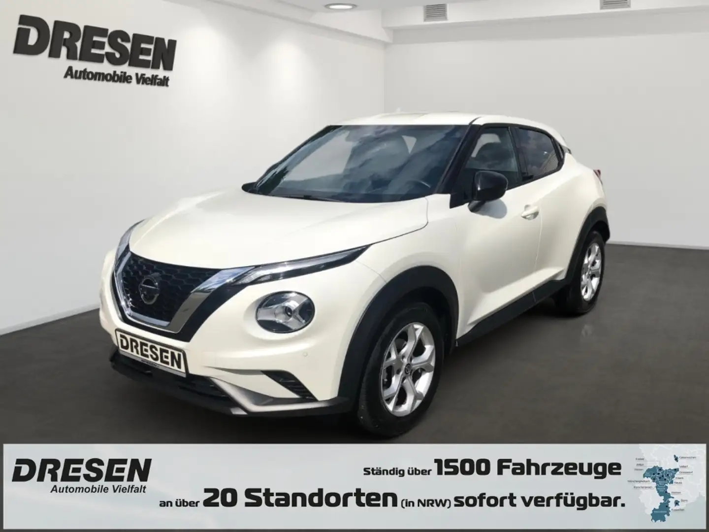 Nissan Juke N-Connecta 1.0 DIG-T AT Navi 360 Kamera LED ACC Ap Blanc - 1