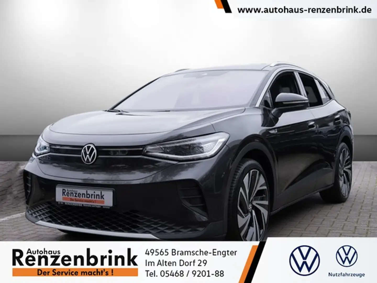 Volkswagen ID.4 Pro Performance 77 kWh Wärmep. DCC AR-HUD Keyless Grau - 1