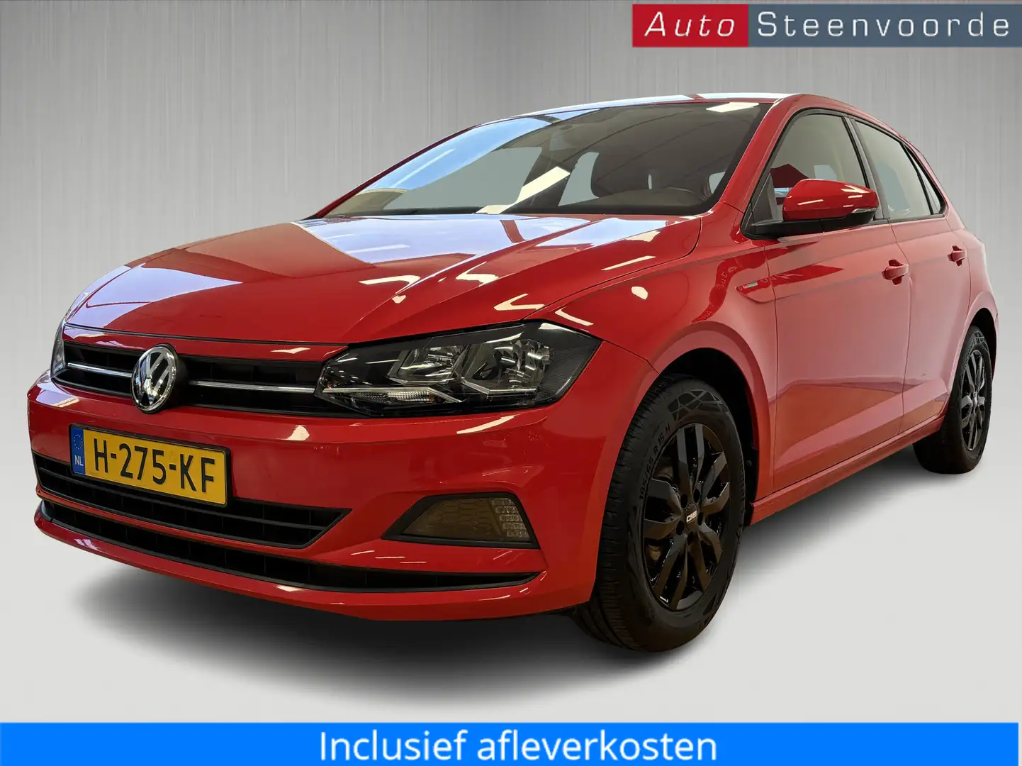 Volkswagen Polo 1.0 TSI Comfortline -CARPLAY - AUR CAMERA - DEALER Rood - 1