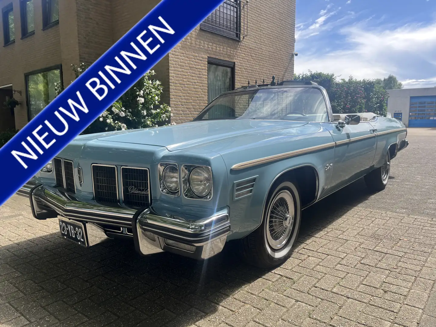 Oldsmobile Delta 88 ROYAL V 8 Super Mooie Auto Bleu - 1