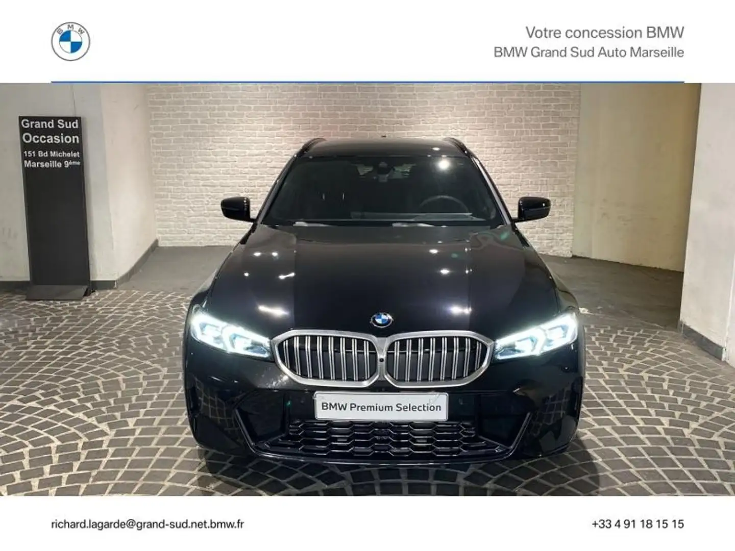 BMW 318 318dA 150ch M Sport Noir - 2