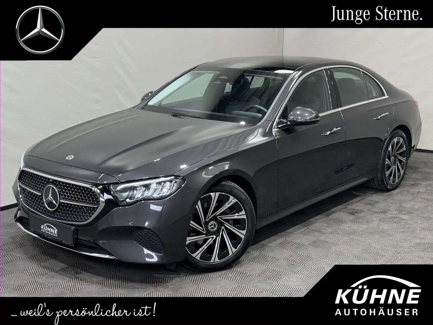 Mercedes-Benz E 200 Avantgarde Winter Pano Kam Distr LED 19" Gris - 1