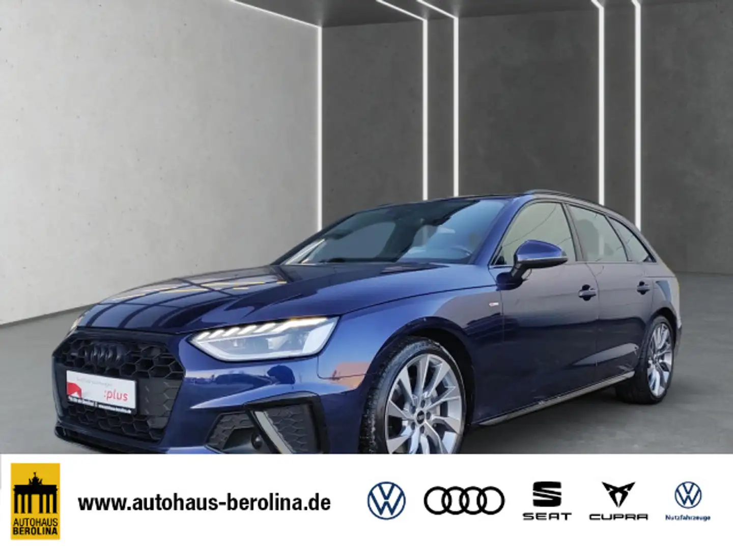Audi A4 40 TDI qu. S line Competition S tronic Blau - 1