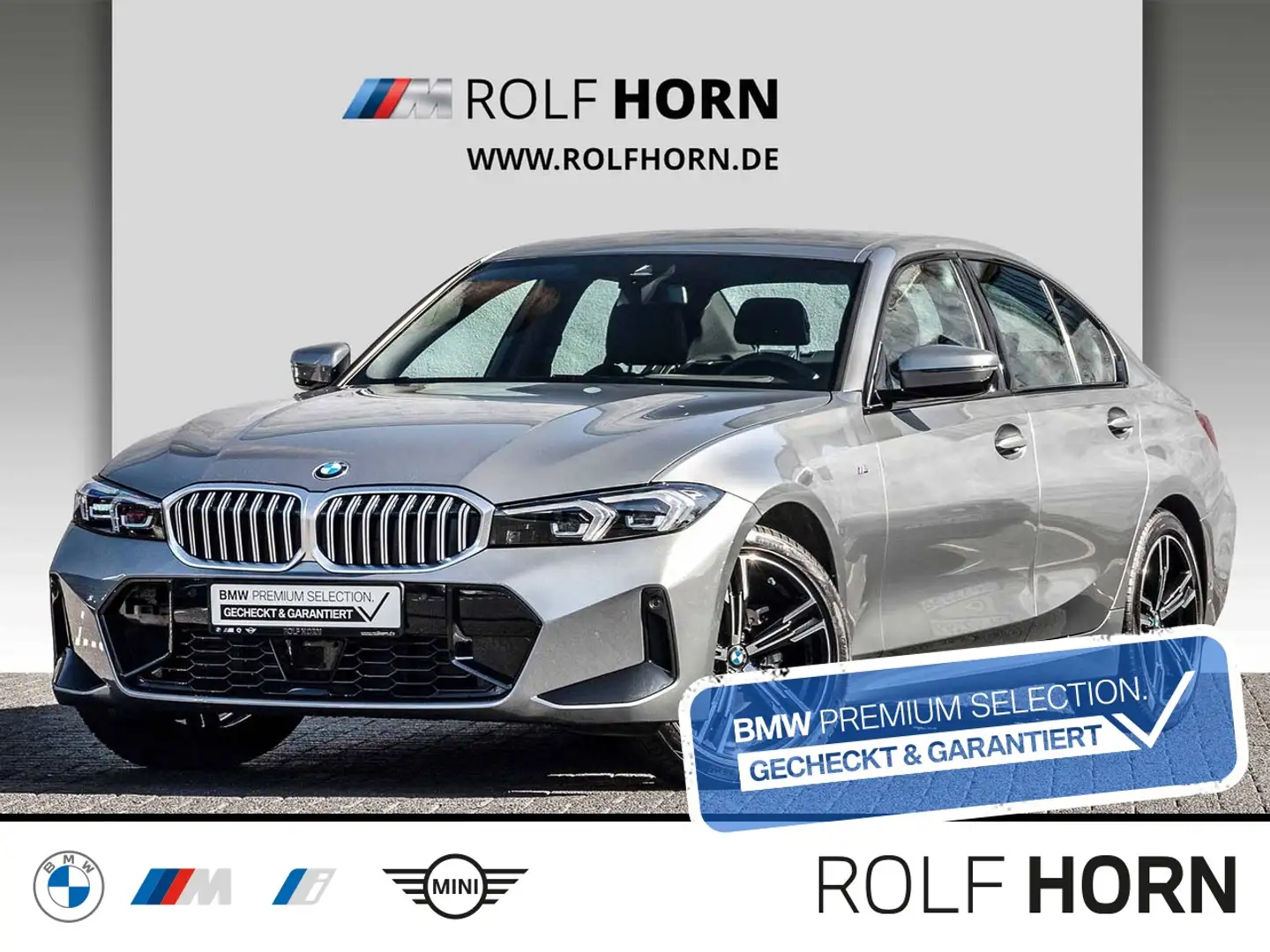 BMW 318 i M Sportpaket Navi HeadUp PDC Sitzhzg. Klima Grau - 1