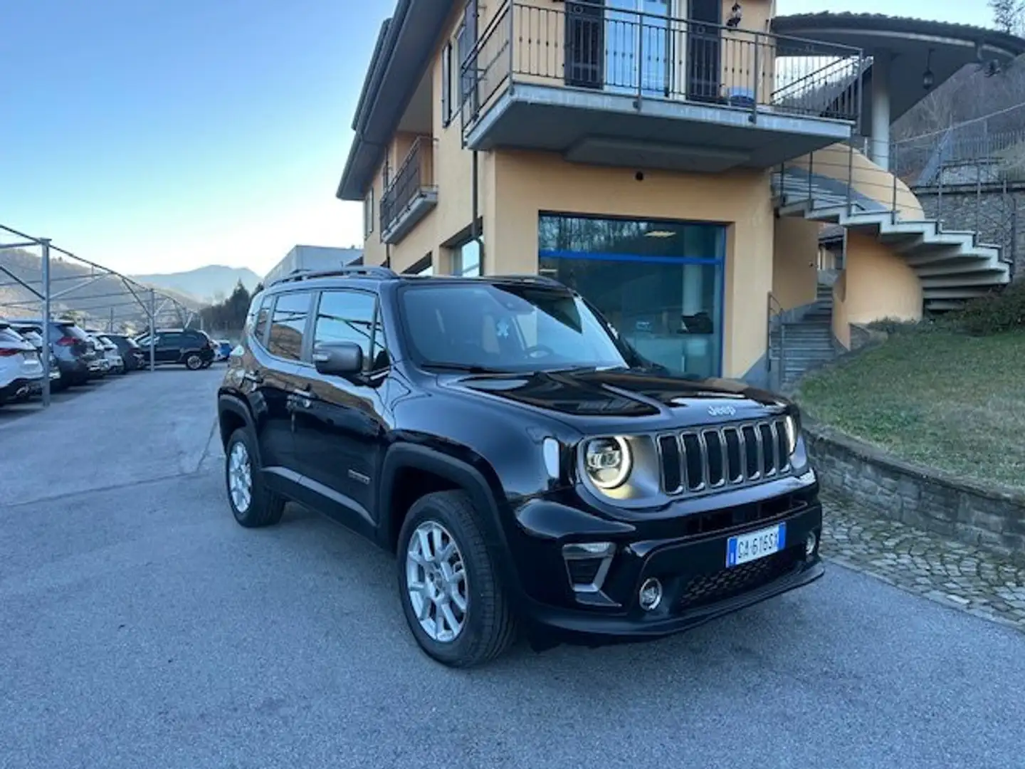 Jeep Renegade LIMITED 2.0 mjt  4wd 140cv auto 9m   GANCIO TRAINO Schwarz - 1
