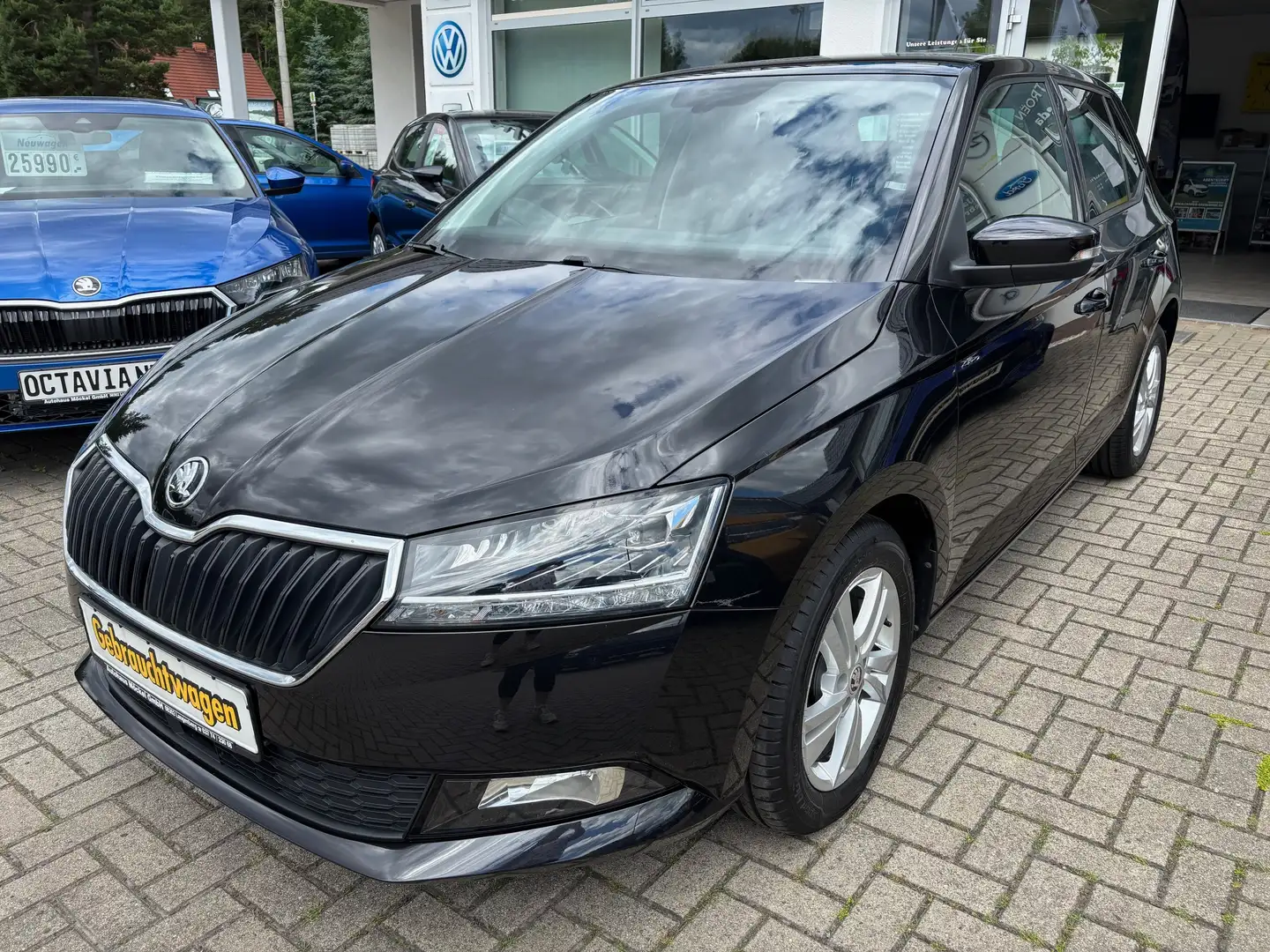 Skoda Fabia 1.0 TSI Style, RÜCKFAHRKAMERA, ALU, PDC, NSW Schwarz - 1