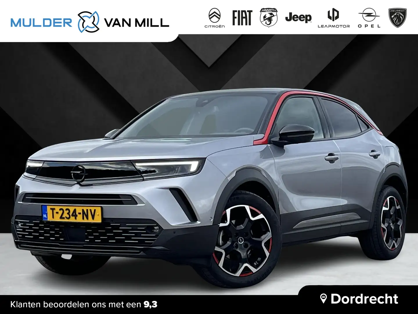 Opel Mokka GS 1.2 Turbo 100pk | 18" TRI-COLOR VELGEN | NAVI P Grijs - 1