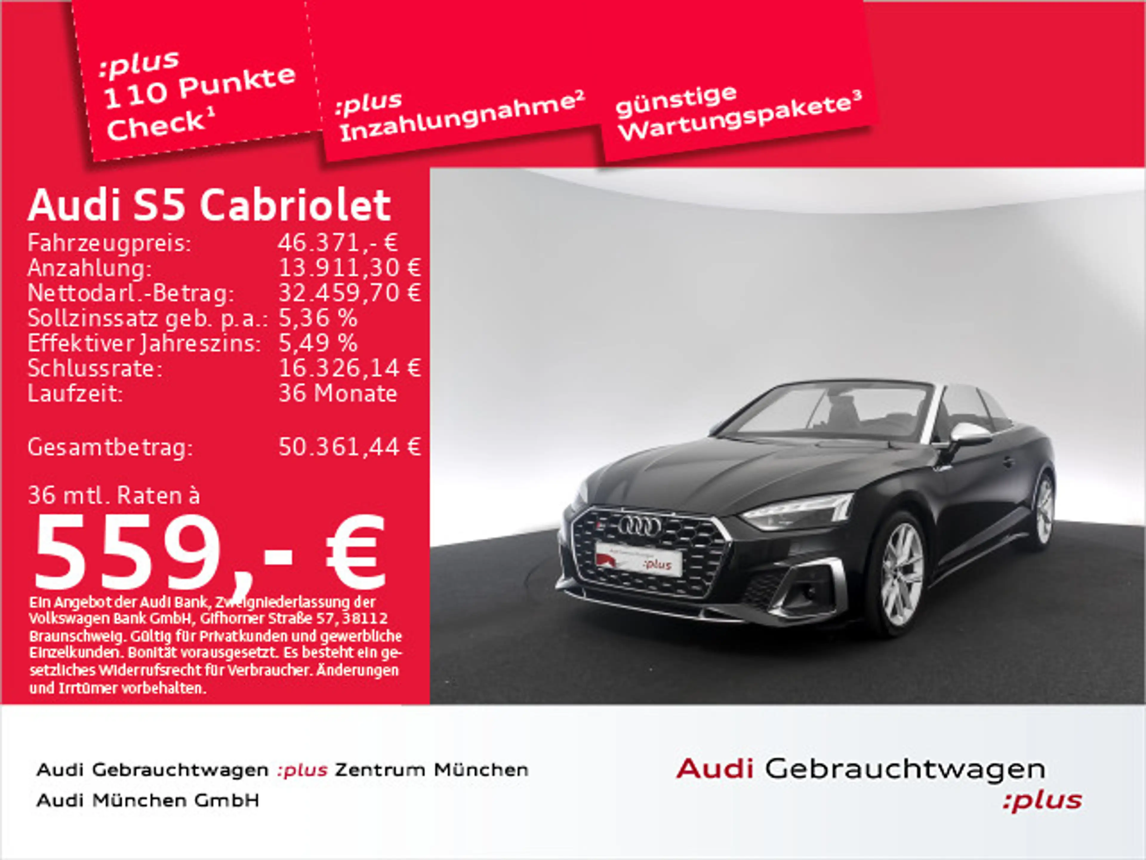 Audi S5 TFSI tiptr. Massage