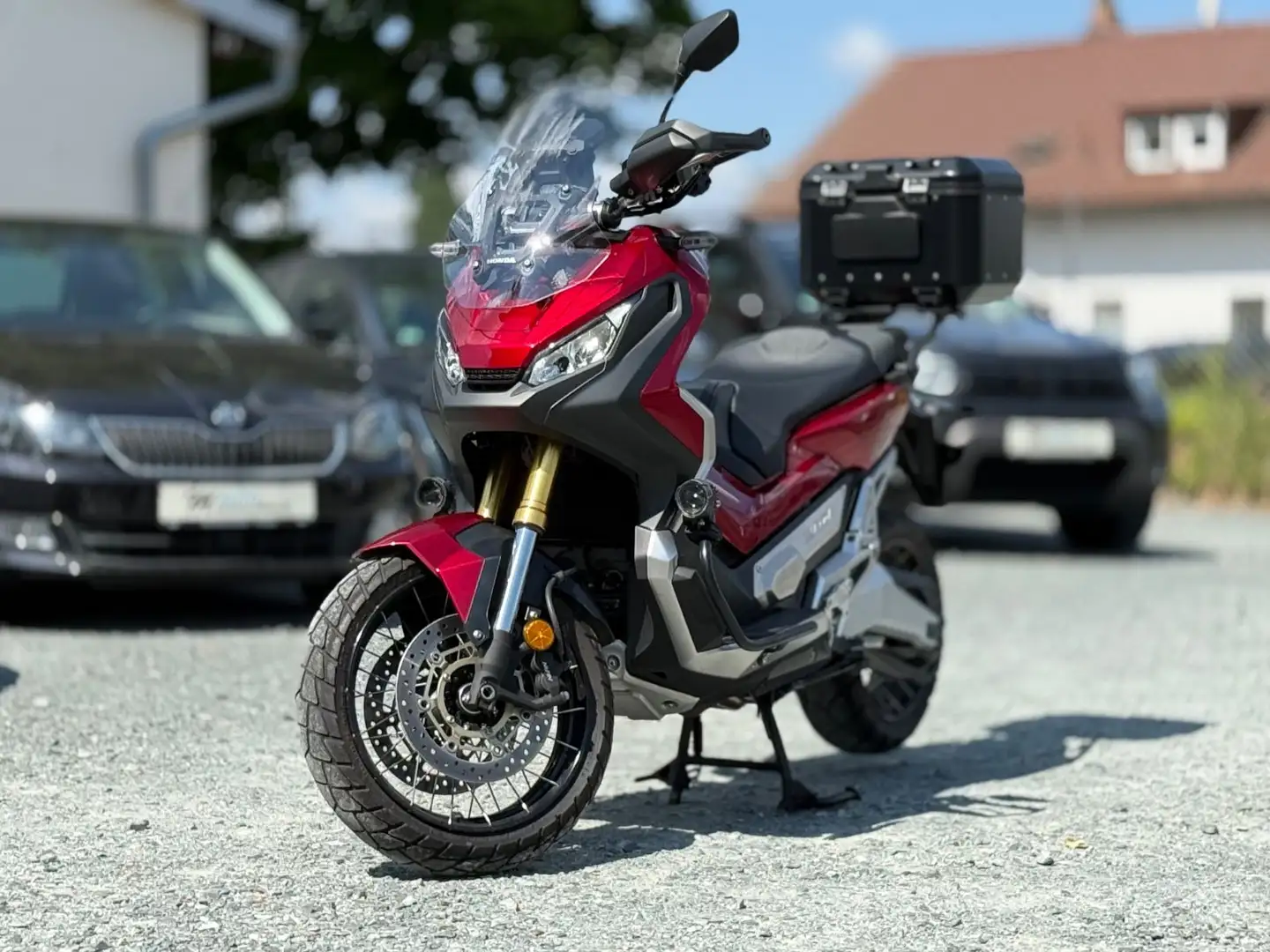 Honda X-ADV 750 AKRAPOVIC GIVI KEYLESS GRIFF Hz. Rot - 2