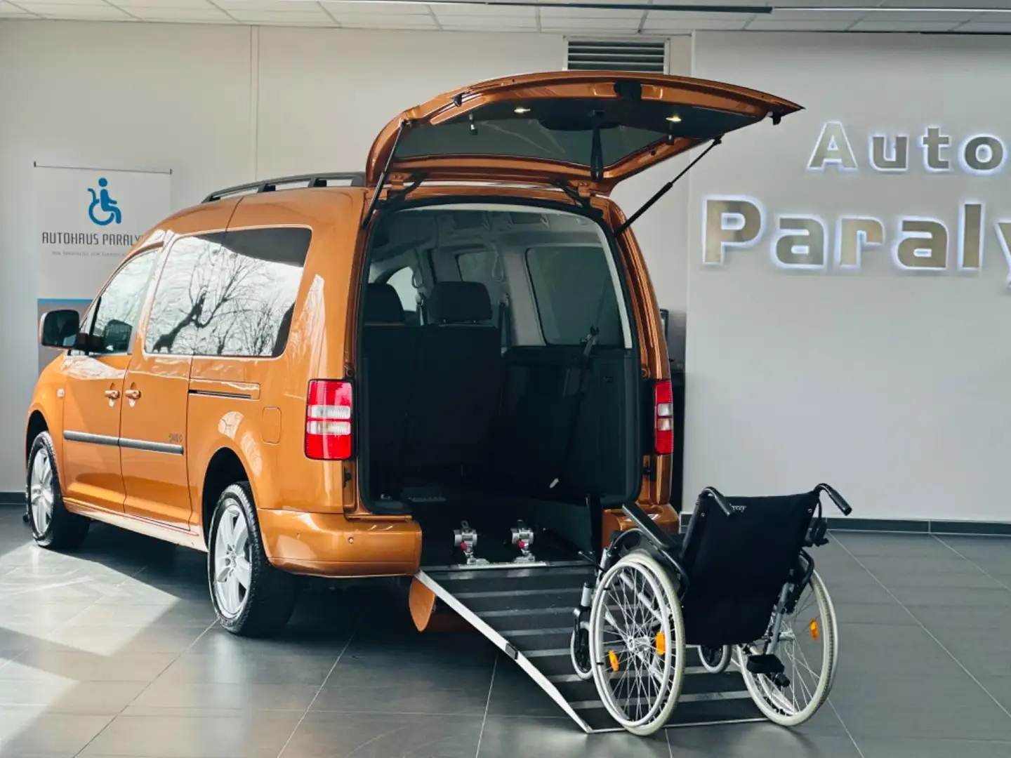 Volkswagen Caddy Maxi JAKO-O DSG Behindertengerecht-Rampe Orange - 1