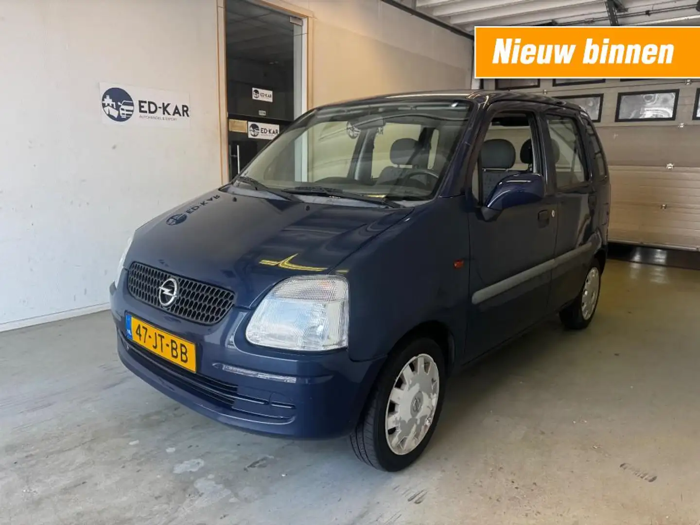 Opel Agila 1.0-12V Comfort LEUKE AUTO RIJDT GOED NAP Синій - 1