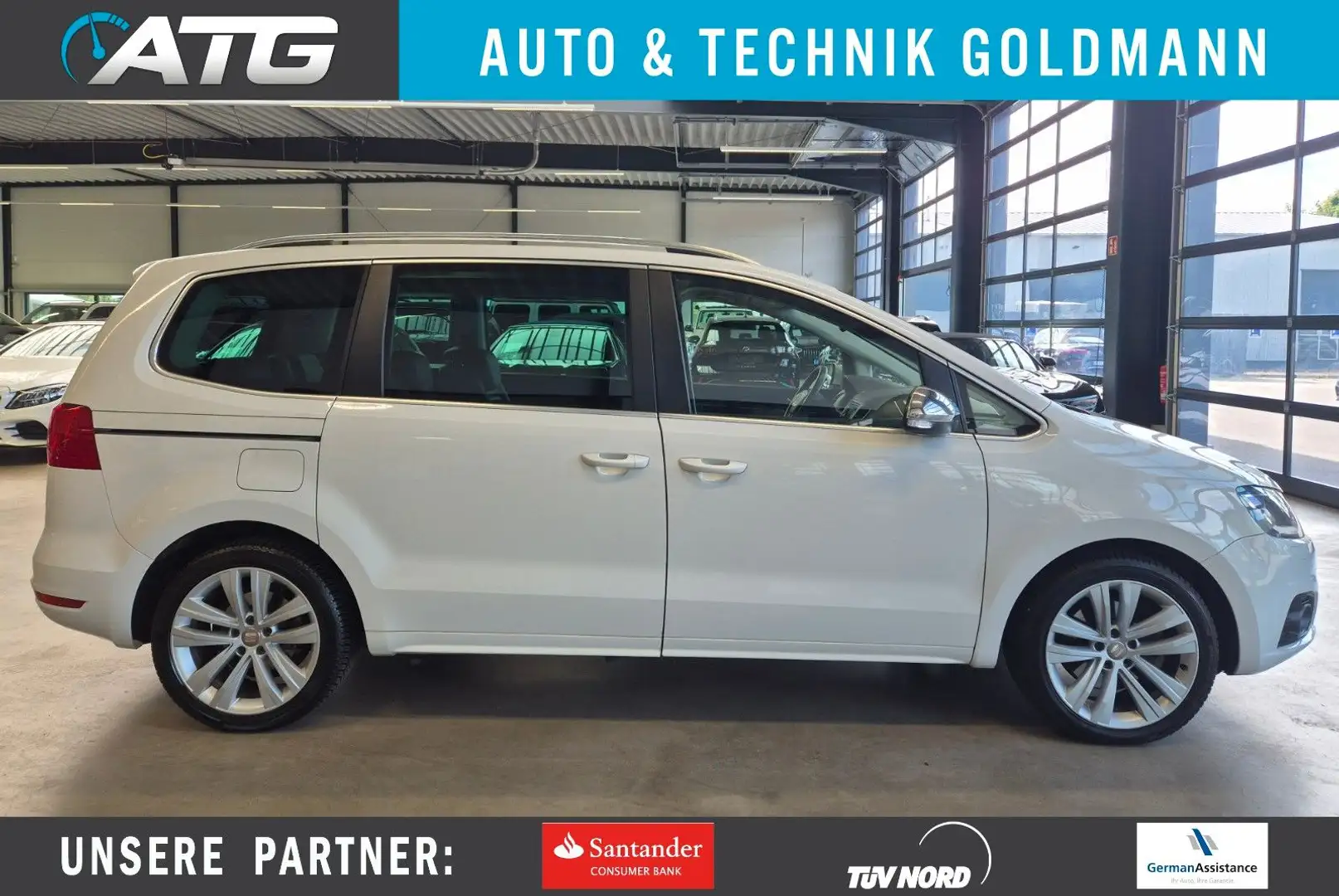 SEAT Alhambra ALHAMBRA 2.0 TDI SPORT LEDER NAVI XENON 7-SITZER Biały - 1