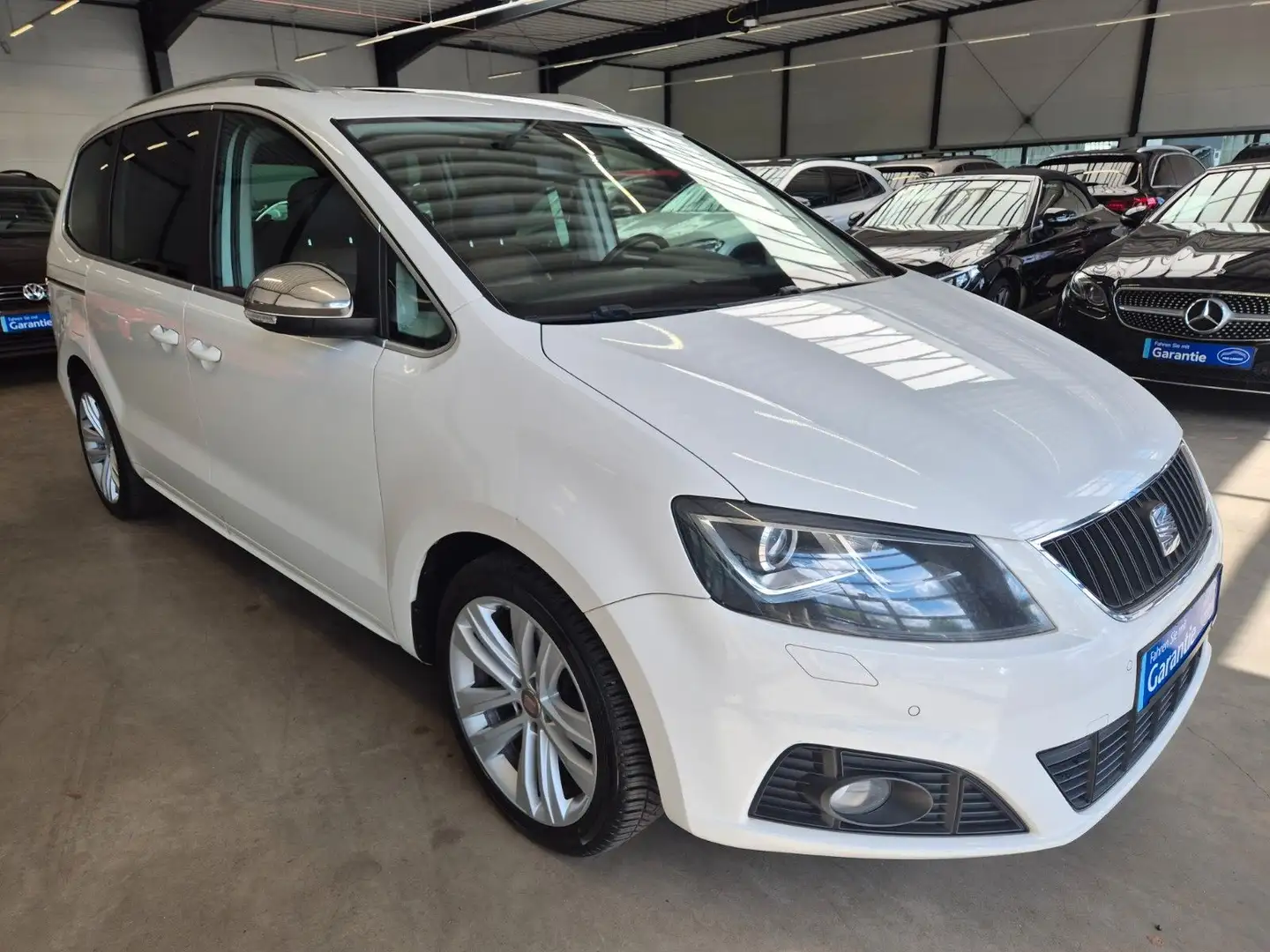 SEAT Alhambra ALHAMBRA 2.0 TDI SPORT LEDER NAVI XENON 7-SITZER Білий - 2