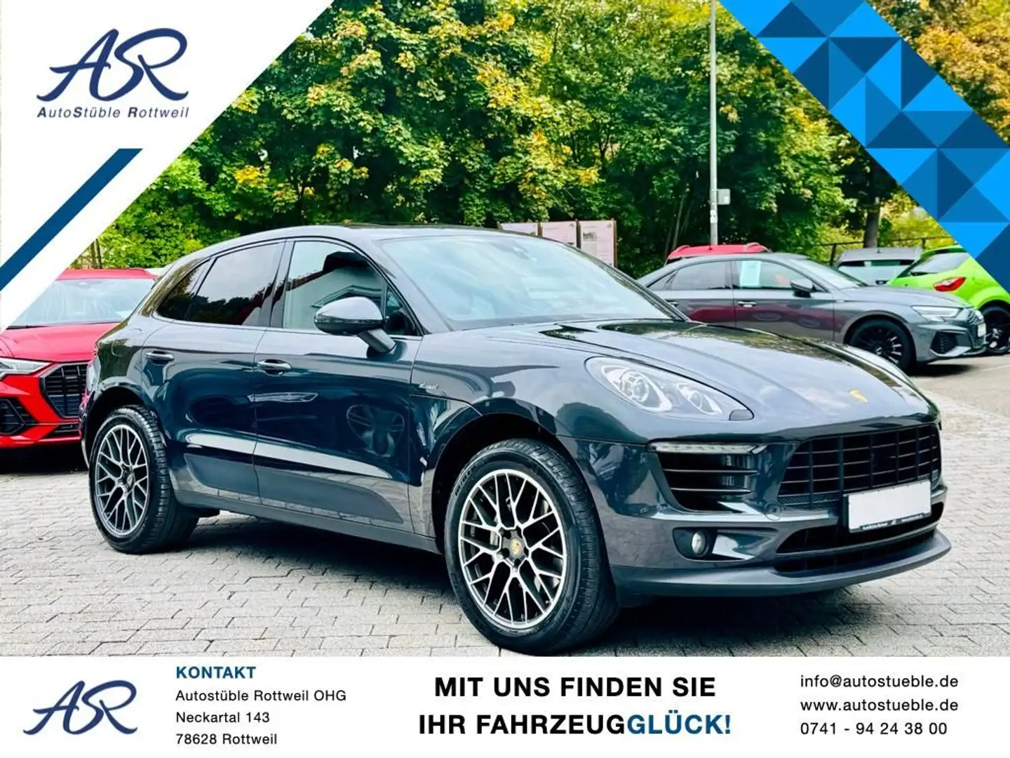 Porsche Macan S Diesel Bi-Xenon PASM Pano Standh. Kamera Grau - 1