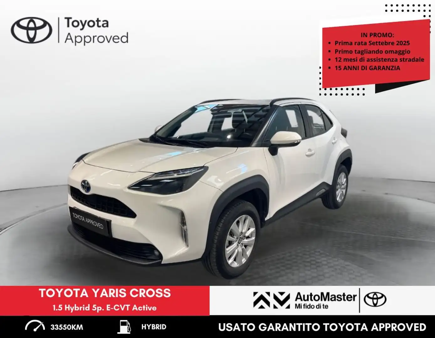 Toyota Yaris Cross 1.5 Hybrid 5p. E-CVT Active Bianco - 1