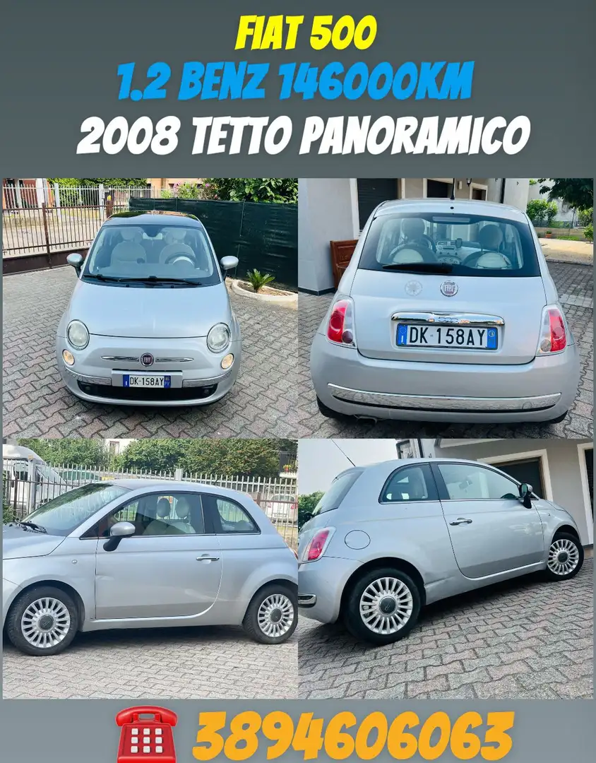 Fiat 500 1.2 Lounge 69cv - 1